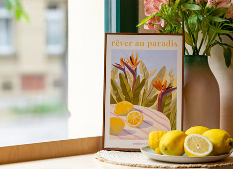 Wall art – Rêver au Paradis II by Goed Blauw