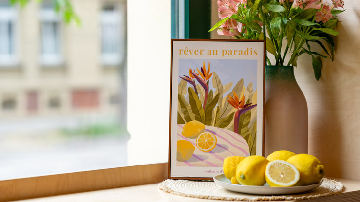 Wall art – Rêver au Paradis II by Goed Blauw